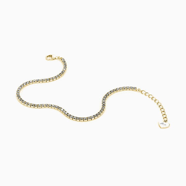 Bracciale Tennis in argento con Zirconi Bianchi