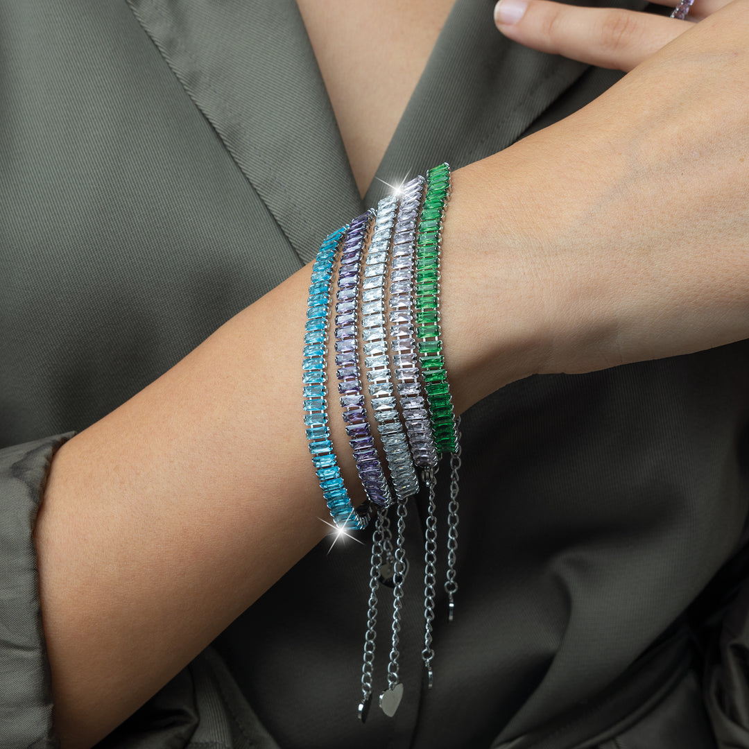 Bracciale Tennis Donna con Zirconi