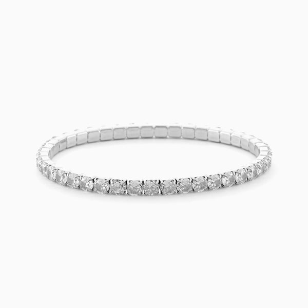 Bracciale Tennis da Donna con Zirconi Bianchi