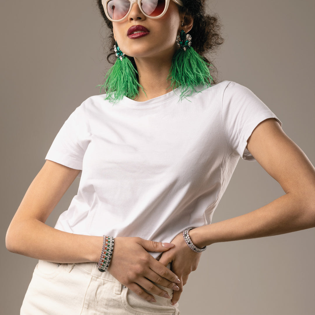 Bracciale Tennis da Donna con zirconi Rosa