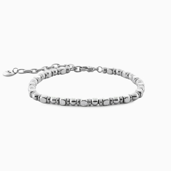 Bracciale Uomo in Acciaio con Sfere Lucide