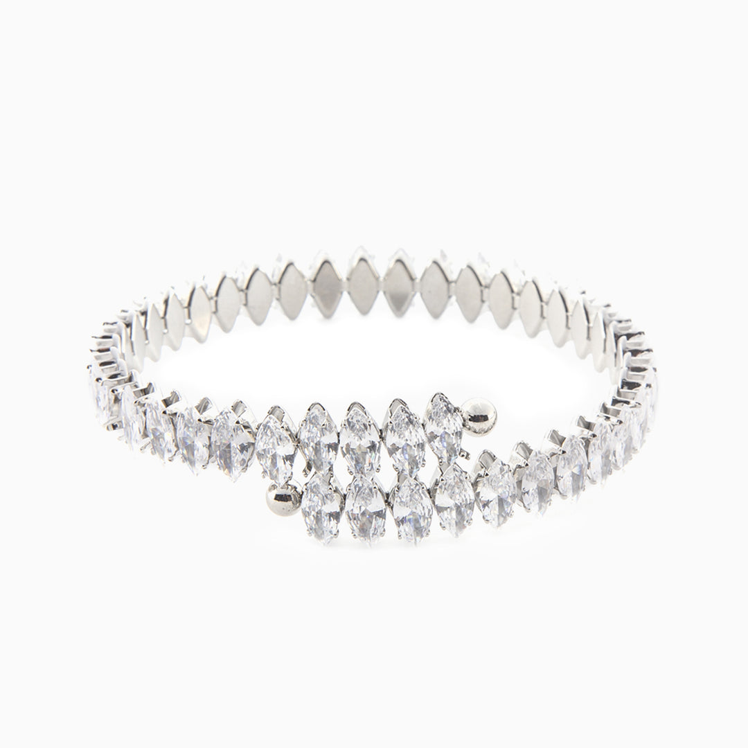 Bracciale Rigido da Donna con Zirconi