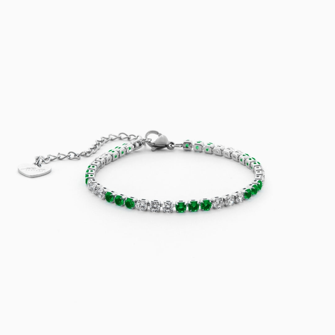 Bracciale in Acciaio con Cristalli