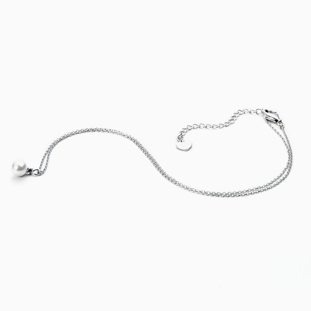 Collana con Perla e Zircone