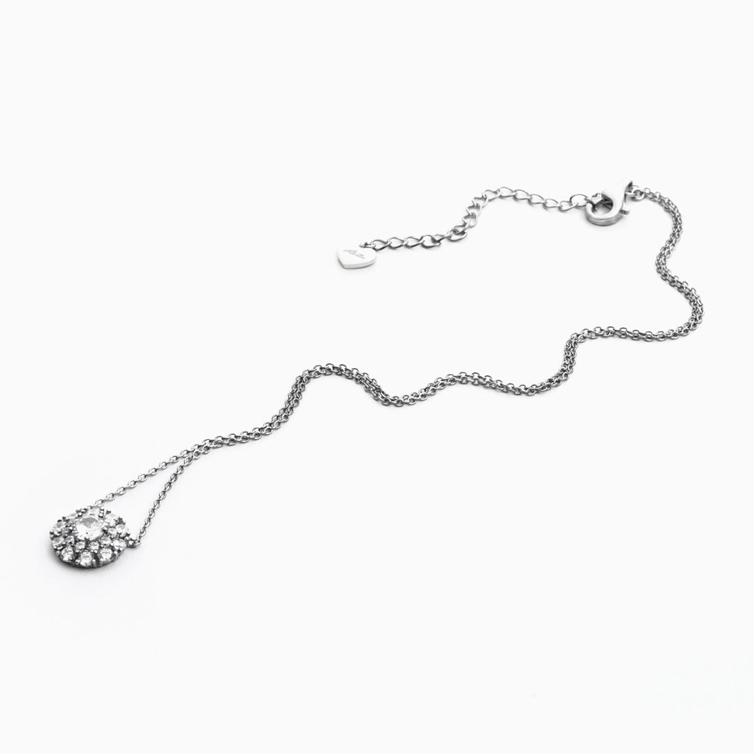 Collana in Argento Punto Luce con Zirconi