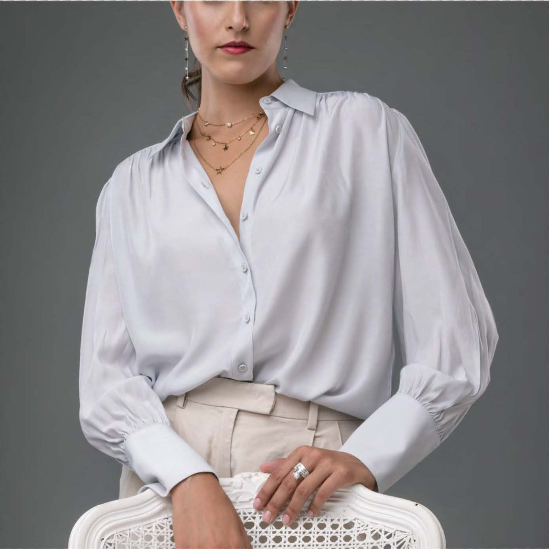 Collana Donna Multigiro con Stelle e Zirconi