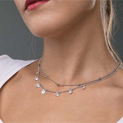Collana da donna con cristalli pendenti