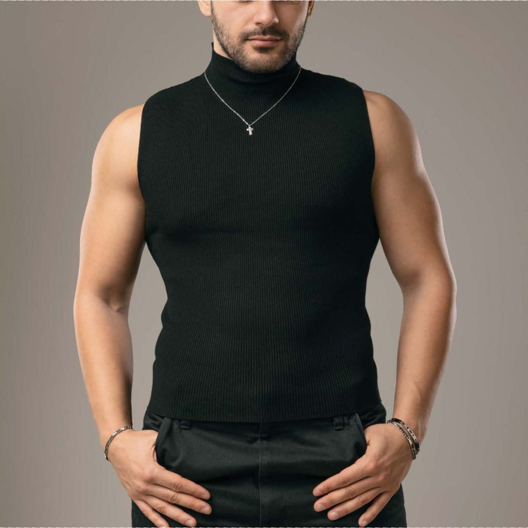 Collana Uomo con Croce Geometrica e Zirconi