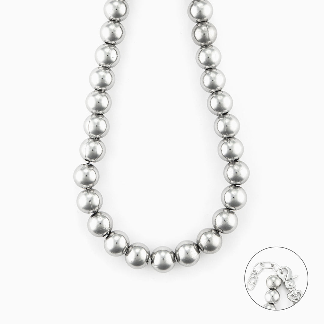 Collana da Uomo con Sfere in Acciaio
