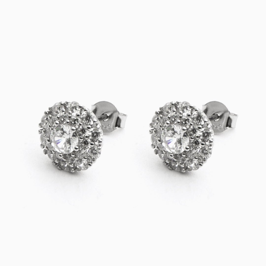 Orecchini in Argento Punto Luce con Zirconi