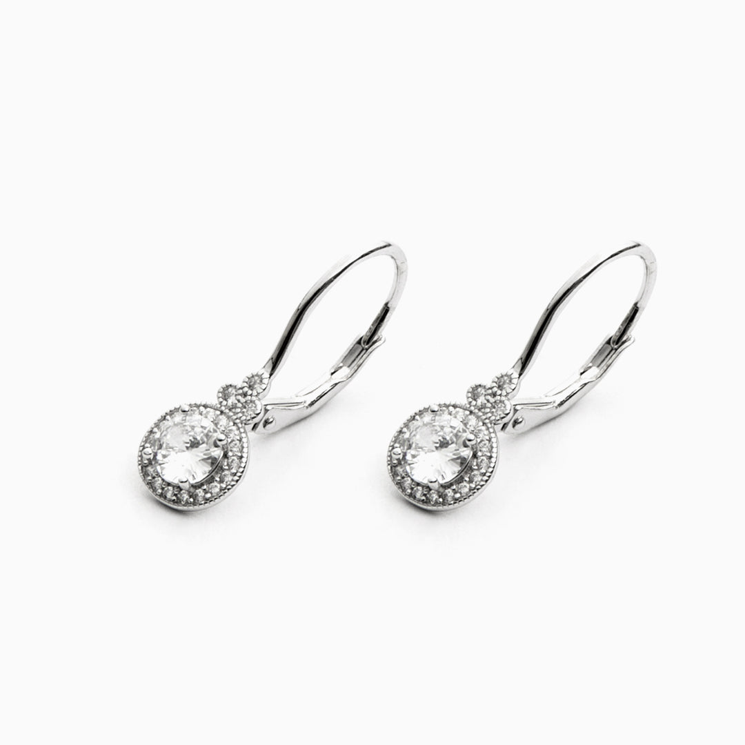 Orecchini in argento Pendenti con Zirconi